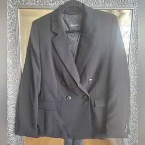 Madewell Black Women's Blazer.‎ Size 8.